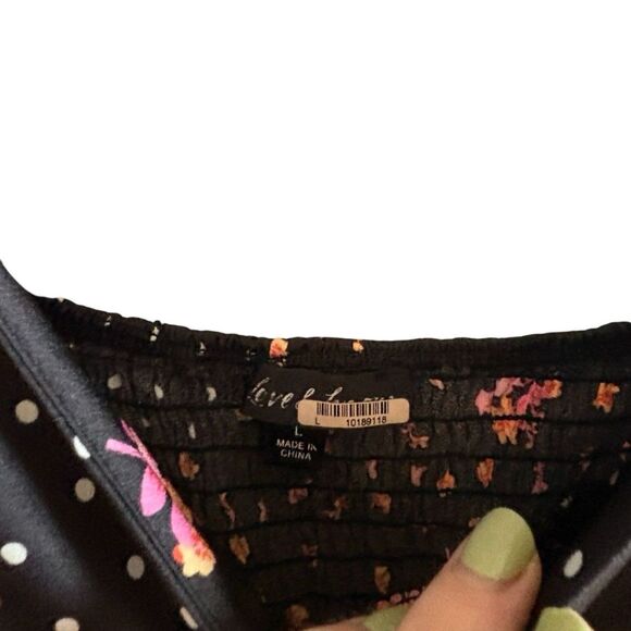 For Love and Lemons NWOT Camellia Smocked Belted Mini Dress - Picture 12 of 12